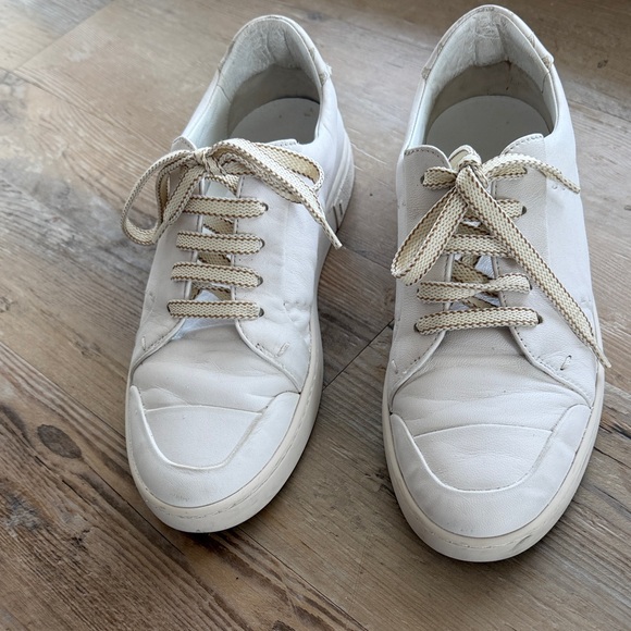 Max Mara white leather lace-up sneakers - Picture 8 of 16